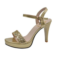 Load image into Gallery viewer, Glitter High Heel Sandals