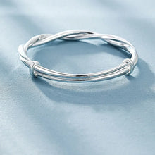 Load image into Gallery viewer, 925 sterling silver original pretty weave Bangle