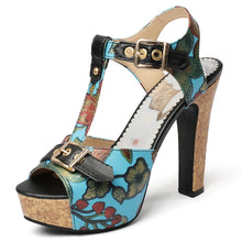 Load image into Gallery viewer, Fashion Summer Shoes Peep Toe High Heels