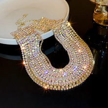Load image into Gallery viewer, Luxury Colorful Crystal Choker Necklace Multilayer