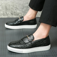 Load image into Gallery viewer, Leather Shoes Dress Slip on Loafers