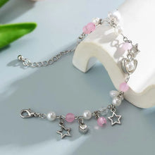 Load image into Gallery viewer, Fashion Crystal Heart Star Chain Bracelet