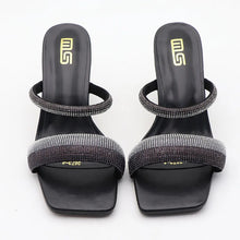 Load image into Gallery viewer, New Luxury Square Toe Women's Rhinestone