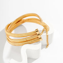 Load image into Gallery viewer, Exaggerated Chunky Heavy Metal Twisted Torques Choker