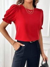 Load image into Gallery viewer, New Fashion Style Solid Color Round Neck