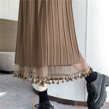 Load image into Gallery viewer, Autumn Winter New Solid Color Elastic Waist Skirts Women High Street