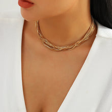 Load image into Gallery viewer, Chunky Chain Necklace Twisted