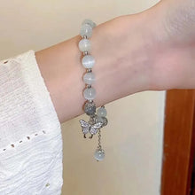 Load image into Gallery viewer, Blue Moonlight Stone Butterfly Bracelet