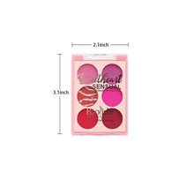 Load image into Gallery viewer, 6 Colors Nude Glitter Eyeshadow Matte Shimmer Palette