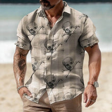 Load image into Gallery viewer, Hawaiian Shirt 3d Anchor Print Beach
