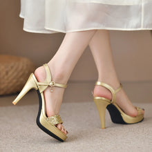 Load image into Gallery viewer, Glitter High Heel Sandals