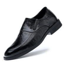 Load image into Gallery viewer, Elegant Men Business Dress Black Shoes Loafers Street Genuine Leather