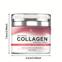 Load image into Gallery viewer, Collagen Cream for Face with Retinol and Hyaluronic Acid, Day Night