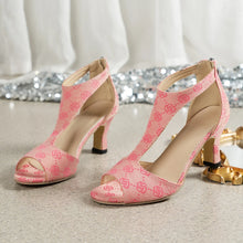 Load image into Gallery viewer, High Heels Women Summer Shoes Leather Fish Mouth