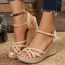 Load image into Gallery viewer, Fashion Wedge Platform High Heels