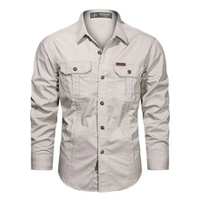 Load image into Gallery viewer, Long Sleeve Multi-Pocket Cargo