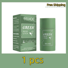Load image into Gallery viewer, Green Tea Cleansing Stick Face Clean Mask Remove Acne Blackhead Dark