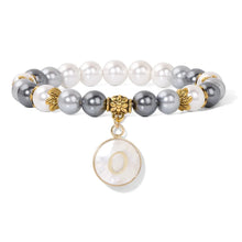 Load image into Gallery viewer, Fashion Shell Beads Bracelet Women A-Z Initial Letter Bracelet
