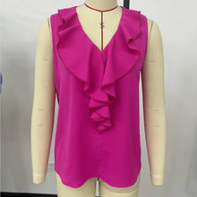 Load image into Gallery viewer, Elegant Rose Red Pullover Top