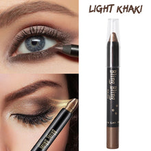 Load image into Gallery viewer, Glitter Eyeshadow Pencil Waterproof Matte