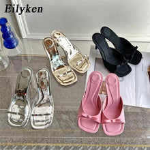 Load image into Gallery viewer, Fashion Butterfly-knot Satin Sandals