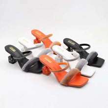 Load image into Gallery viewer, New Luxury Square Toe Women's Rhinestone
