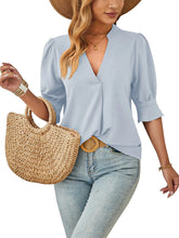 Load image into Gallery viewer, Elegant Short Sleeve Shirt