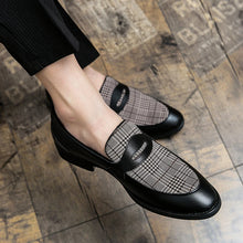 Load image into Gallery viewer, Luxury Loafers Dress Shoes Fashion Thick Sole Stripes