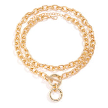 Load image into Gallery viewer, 2Pcs Chunky Chain Necklace