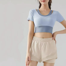 Load image into Gallery viewer, High Waist Elastic Solid Short Skirt