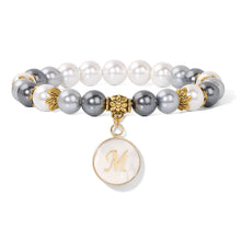 Load image into Gallery viewer, Fashion Shell Beads Bracelet Women A-Z Initial Letter Bracelet