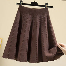 Load image into Gallery viewer, Knitted Elastic Waist Skirt