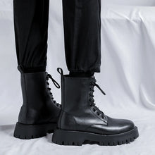Load image into Gallery viewer, Leather Boots Fashion Low Heeled