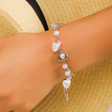 Load image into Gallery viewer, Fashion Crystal Heart Star Chain Bracelet