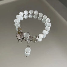 Load image into Gallery viewer, Blue Moonlight Stone Butterfly Bracelet