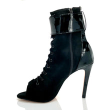 Load image into Gallery viewer, High Heels Silver Lace-up