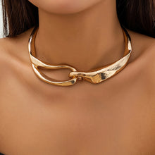Load image into Gallery viewer, Exaggerated Chunky Heavy Metal Big Necklace