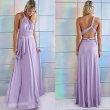 Load image into Gallery viewer, Elegant Long Deep V Halter Dress