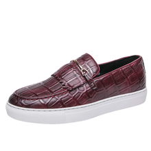 Load image into Gallery viewer, Leather Shoes Dress Slip on Loafers