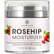 Load image into Gallery viewer, Glow Boosting Rosehip Moisturizer for Face Neck Decollete Super