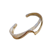 Load image into Gallery viewer, Curved Metal Bracelet Exquisite Elegant Fashion Simple