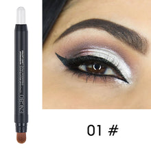 Load image into Gallery viewer, 1PC Sexy Black Double Head Glitter Eye Shadow Stick Matte Eyeshadow