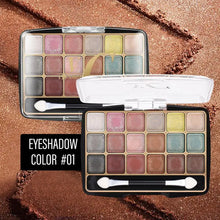Load image into Gallery viewer, 18-colors Pearly Matte Eye Shadow Palette