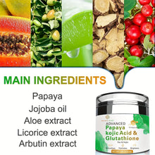 Load image into Gallery viewer, Kojic Acid Glutathione Natural Skin Nourishing Resurfacing Face Cream