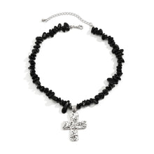 Load image into Gallery viewer, Big Cross Pendant Choker