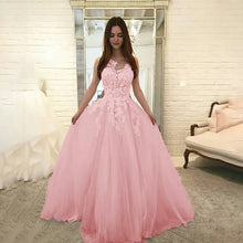 Load image into Gallery viewer, Floral Lace Elegant Chiffon Dress