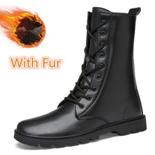 Load image into Gallery viewer, Classic Leather Boots Autumn Winter Ankle