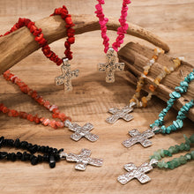 Load image into Gallery viewer, Big Cross Pendant Choker
