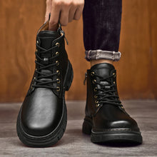 Load image into Gallery viewer, Casual Boots Genuine Leather Lace Up