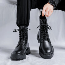 Load image into Gallery viewer, Leather Boots Fashion Low Heeled
